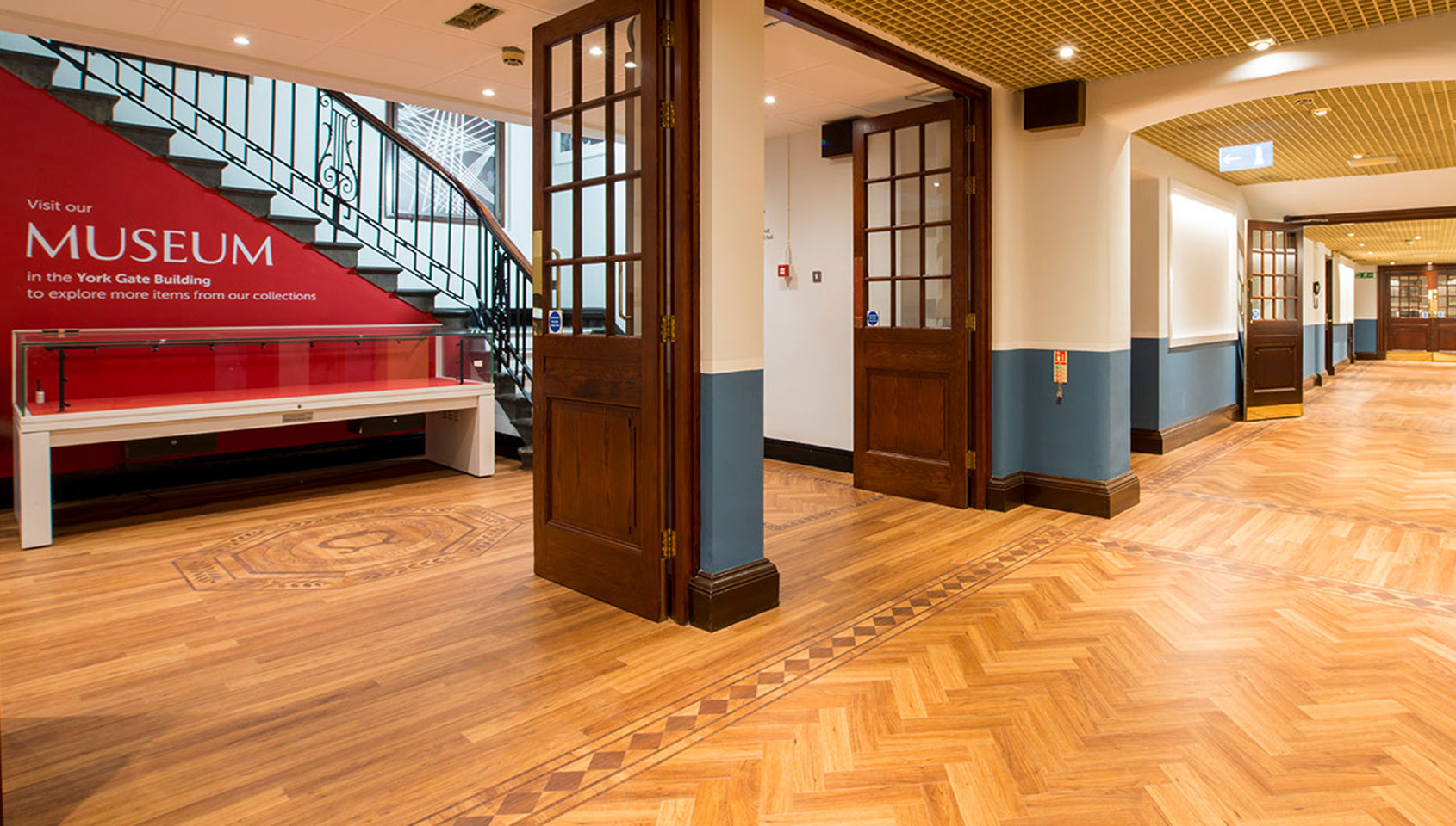 Laminate flooring in a living room