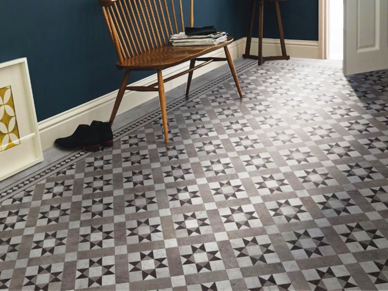 Commercial flooring installation